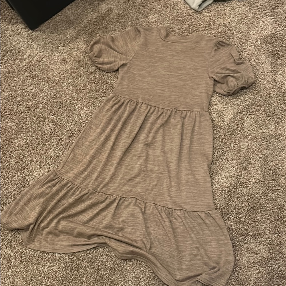 DownEast Taupe Midi Dress